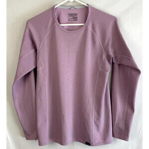 Patagonia Capilene Midweight Polartec Shirt Long Sleeve Top Womens Size M Pink